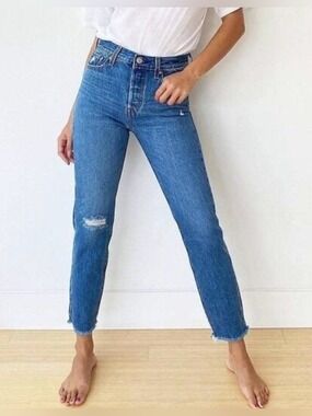 Levis Wedgie ICON Fit jeans 28in Athens Hera womens buttonfly casual Normcore